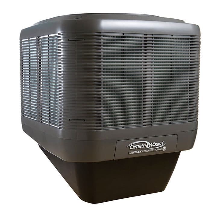 Unidad de aire acondicionado industrial CW-3, ideal para espacios comerciales, en primer plano.